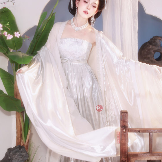 
Gegejian Original [Yinxi] Hanfu Film and Television Style Tailored Myrobalan Skirt Tang Style Restoration TV Series Princess