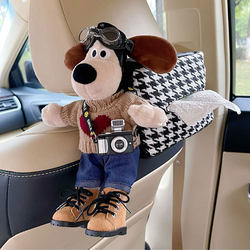 Car-Mounted Tissue Box, Hanging Style, Creative and Cute Car Decoration, Car Tissue Box Hanging Bag