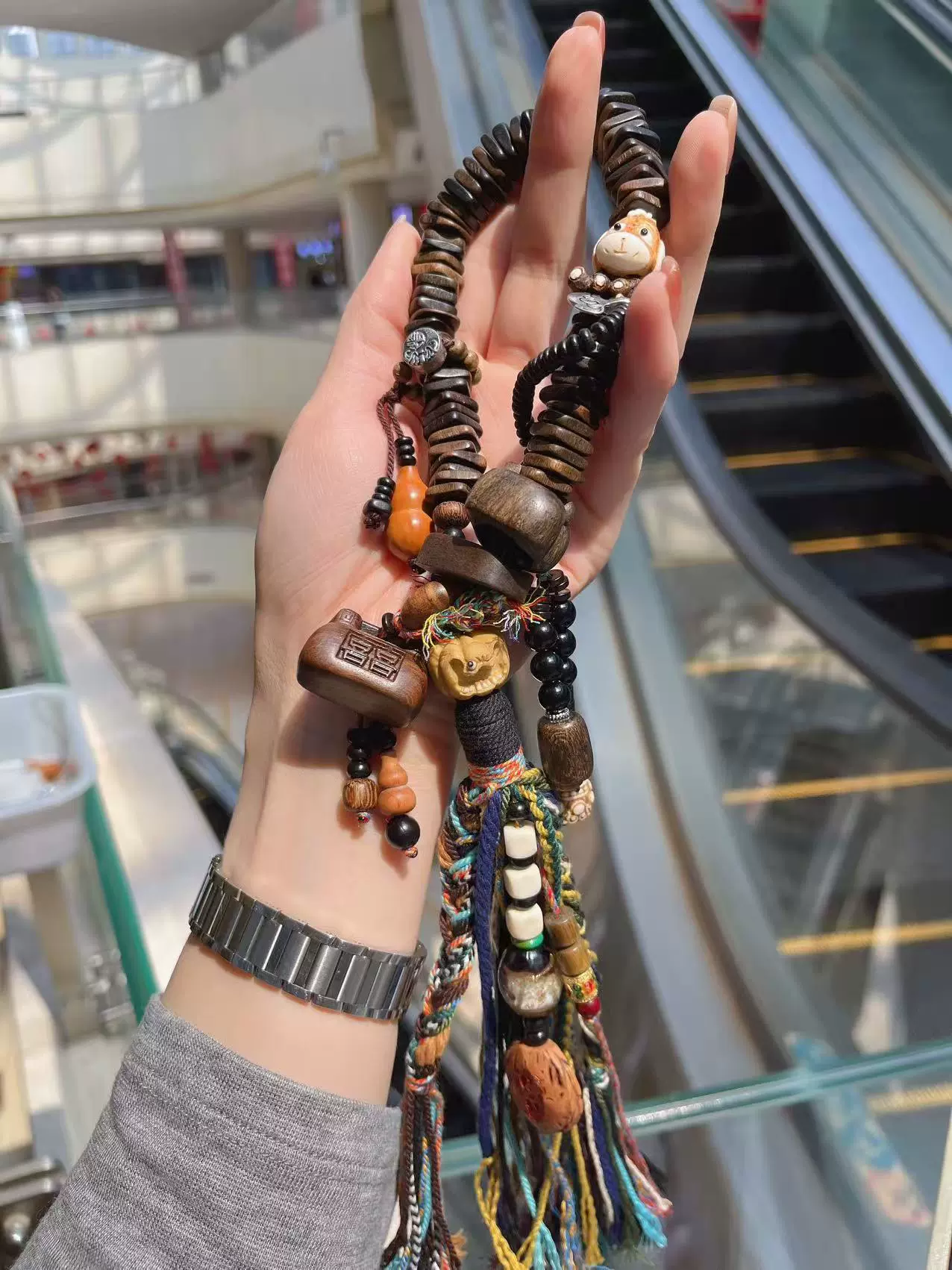 鹿角根付拉布布多宝手串