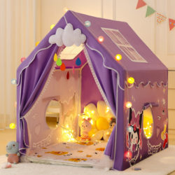 Children's Tent Playhouse Kuromi Melody Toy Sleeping Birthday Gift for Girls Separate Bed Princess Portable