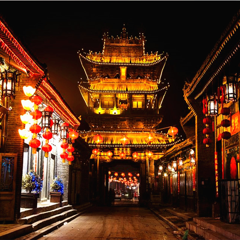 山西平遥古城+乔家大院1日品质跟团游 太原出发/可代定古城客栈