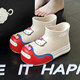 AKM rain boots for women in spring and autumn can be detached and washed in rainy days. Adult rain boots are worn on the outside, with a short tube, thick sole, waterproof and anti-slip
