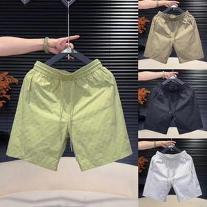 
Summer new style comfortable, breathable, fashionable and versatile men's simple niche high-end straight casual shorts
