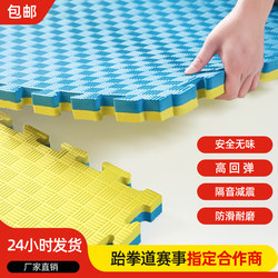 Professional Taekwondo Floor Mat, Martial Arts Sanda, Dance Mat, Environmentally Friendly 1m Soundproofing and Shock-Absorbing Environmentally Friendly Foam Mat