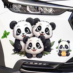 Panda Personalized Car Stickers, Car Body Decoration, Car Scratch Cover, Waterproof Jungle Adventure Self-Adhesive Car Stickers