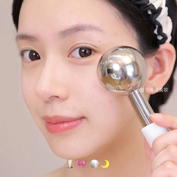 Exclusively for Beauty Salons! Stainless Steel Ice Wave Beauty Ball, Ice Compress Beauty Device, Ice Muscle Ball, Massage Eye and Face Ice Spoon