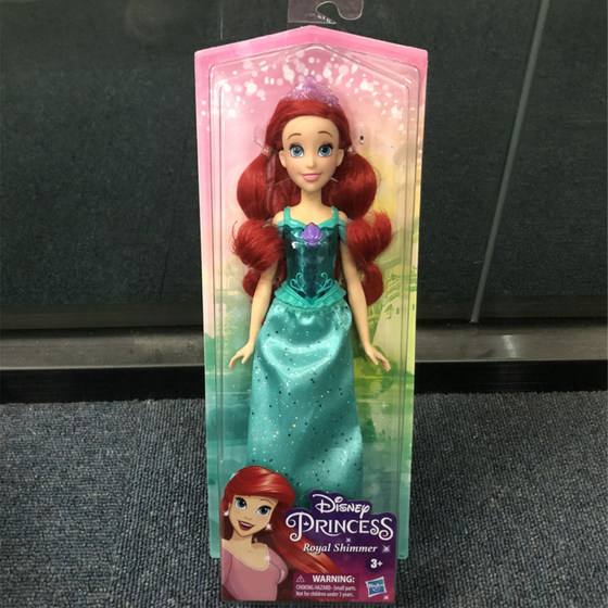 
Disney Disney Princess Brilliant Mermaid Ariel Doll Cute Doll Dress Up Playing Toys