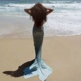 Пляжная сексуальная юбка, сексуальный купальник, пляжный стиль, рыбий хвост