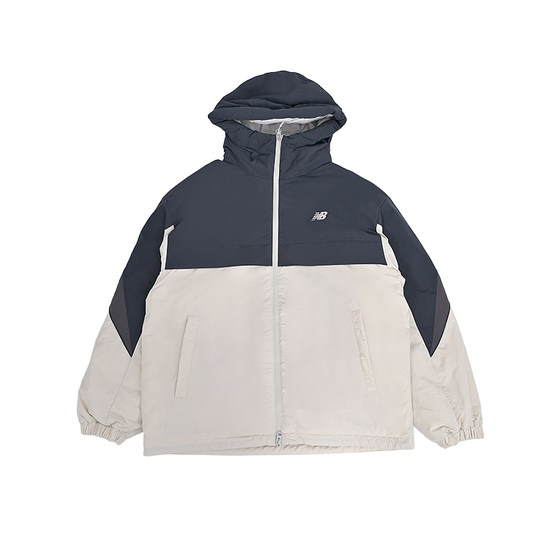 
New Balance NB new hooded loose trendy cotton jacket men's casual jacket NQF41341