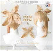 [Nhà giả] Genshin Xiaogong chia tóc kiểu đuôi ngựa kiểu tóc giả cosplay phong cách đặc biệt