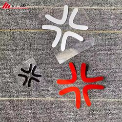 Angry and Furious Stickers, Cute and Aggressive Symbols, Mini Stickers for Electric Vehicles and Motorcycles