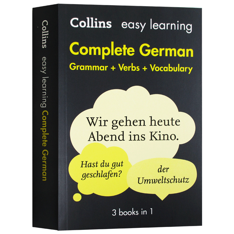 Collins Easy Learning German Complete Book Grammar, Verbs and ...