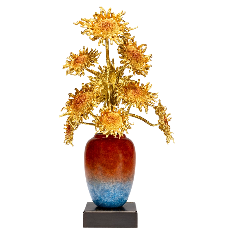 朱炳仁铜《乾隆御笔心经》笔筒书房文具毕业学生创意礼物实用