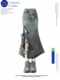 American retro slit denim fishtail skirt for women in summer irregular high waist A-line mid-length hip-cover skirt
