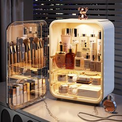 German Quality Cosmetics Storage Box, Home Desktop Makeup Box, Lipstick, Skin Care Products, Dressing Table, Dust-Proof Storage Rack