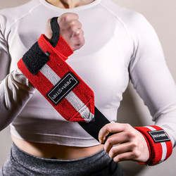 Larastar Laura Star Equipment Strength Fitness Bench Press for Men and Women, Wrap-Around Compression Thickened Support Wristbands