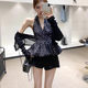 Black polka dot halter neck sleeveless suspender vest for women 2025 new summer sweet and spicy chic Korean high-end top