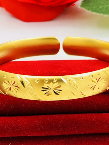 Золотой браслет, медный женский браслет из жемчуга, золотое звездное небо, дракон и феникс