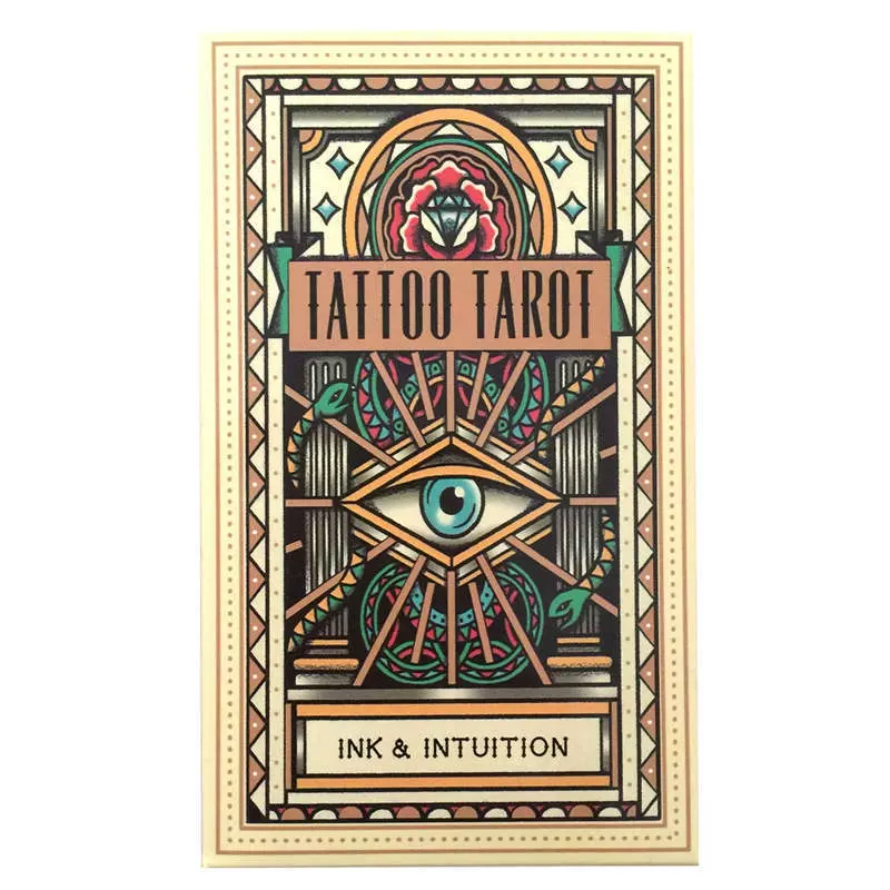 现货原版tattoo Tarot Ink Intuition纹身塔罗牌 墨水与直觉卡