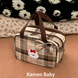 Cosmetic Bag with Large Capacity for Women 2025 New Model Portable Partitioned Makeup Storage Bag Travel Portable Toiletry Bag Cute