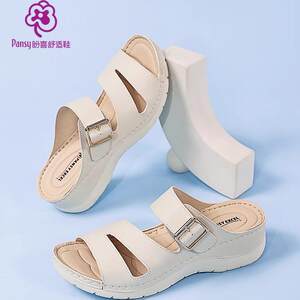 
Pansy Japanese sandals for women's daily casual, versatile lightweight and comfortable wide foot shoes for women's sandals for summer comfort shoes