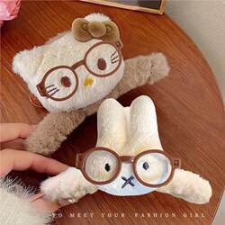 Cute Cartoon Large Kt Cat Hair Clip with High Volume, Shark Clip for Back of Head, Versatile Girl Hair Accessory, Ponytail Claw Clip