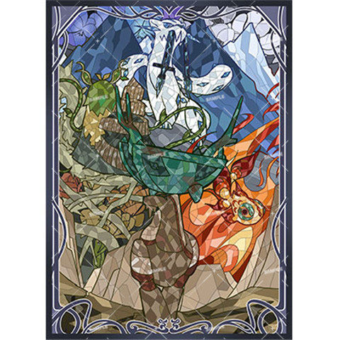 
ptcg card set Pokémon four disasters ancient sword leopard ancient simple snail ancient tripod deer ancient jade fish glass painted style card set