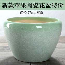 New Ceramic Flower Pots, Extra Large, Nordic Style, Creative Indoor and Outdoor Money Tree, Green Radish Potted Plants, Clearance Sale