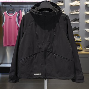 Li Ning coat 2024 winter new style anti-wu BADFIVE men's water-resistant loose sports windbreaker AFDU505
