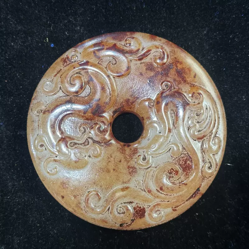 仿古和田玉古董高古玉老玉明清玉佩吊坠汉代玉器把玩玉璧玉雕腰牌