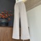 Fashionable temperament elastic waist mother's wear new autumn and winter trousers middle-aged and elderly women's straight trousers versatile slimming trousers