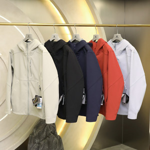 
Urban functional style 2025 Spring and Autumn New Men's Fashion High-end Outdoor Three-Defense Hooded Charge Jacket 1360