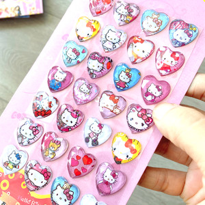 
Oversized diamond crystal sticker hello kitty sticker Hello Kitty KT cat three-dimensional 3D children's crystal sticker
