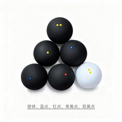 Squash Ball, Blue Dot Squash Ball, Yellow Dot Squash Ball, Red Dot Squash Ball, Double Yellow Dot Squash Ball, Professional for Beginners and Advanced Players