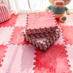 Spliced Bedside Carpet, Internet-Famous Girl's Full-Room Foam Mat, Tatami Mat, Living Room Eco-Friendly Plush Spliced Floor Mat