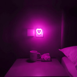 Hazy Night Bedside Sleep Night Light, Couple's Intercourse Atmosphere Light, Intelligent Light Control Bedroom Mood Atmosphere Light