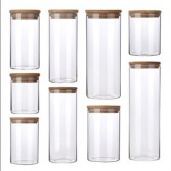 Moisture-proof Chinese style round glass storage jar customization