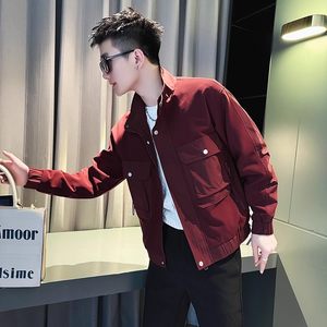 
Spring and Autumn Stand Collar Jacket Men's Trendy Brand Pi Shuai Work Jacket 2025 New Men's Internet Celebrity Versatile Casual Top
