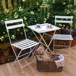 Nordic Floral Free Shipping Three-Piece Table and Chair Set Garden Folding Outdoor Patio Wrought Iron Terrace Table Balcony Small Coffee Table