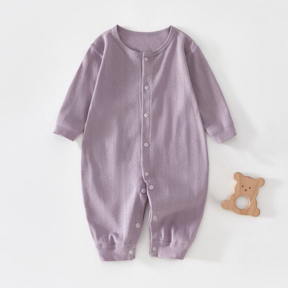 30 % discount brand clearance cabinet parent -child installation baby summer long sleeves long -sleeved base climbing baby pajamas connective clothes
