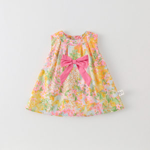 
Three-fold brand cabinet clearance for clearance for summer children's clothing, parent-child clothing, baby clothes, baby girls cute dress, crawling clothes