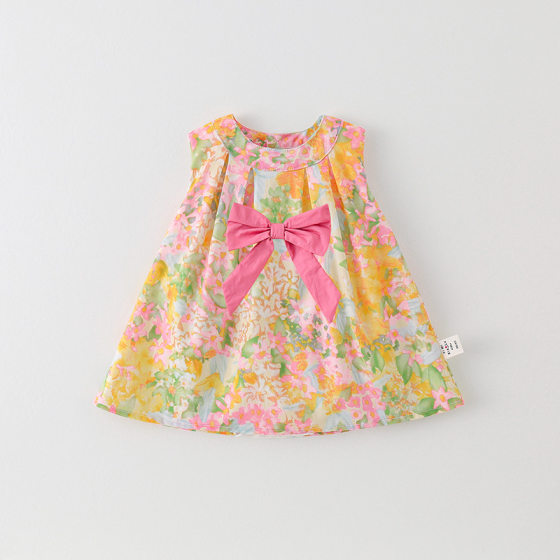 
Three-fold brand cabinet clearance for clearance for summer children's clothing, parent-child clothing, baby clothes, baby girls cute dress, crawling clothes