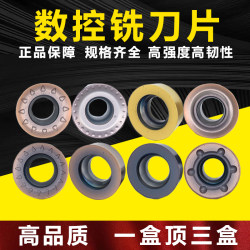 Cnc Milling Blade Round Cutter R4/R5/R5 Thickened with Groove/R6 Stainless Steel R8 Special Milling Blade Wear-Resistant