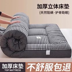 Soy Fiber Mattress Soft Pad for Home Bedroom Tatami Mat Student Single Dormitory Bed Mattress Cover
