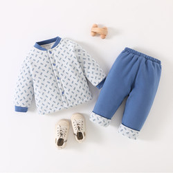 Orange pudding cotton coat suit autumn and winter warm cotton coat