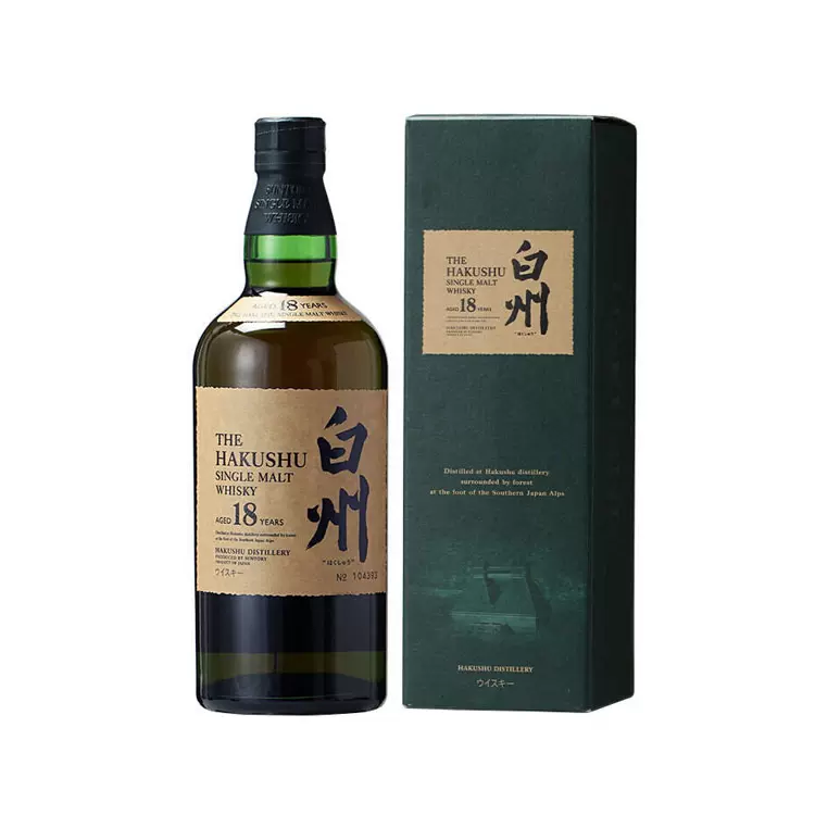 三得利白州18年单一麦芽威士忌700ml 日本进口-Taobao