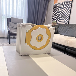Installation-Free Crawling Mat Fence for Babies, Floor-Mounted in the Living Room, Foldable Baby Crawling Home Fence, Children's Protective Barrier