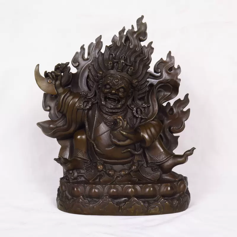 仏教美術大黒天財神 二臂マハ黒天ガラ護法神仏像を奉納 【楽天