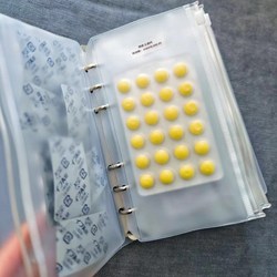 Medicine Storage, Household Documents, Money Storage, Binder Zipper Bag, Organizer, Storage Bag, Same Style as on Xiaohongshu