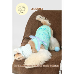 Aoooli Summer Thin Pet Clothing for Dogs and Cats, Comfortable and Breathable Clothes for Small Dogs, Corgis, Bichons, and Teddy Dogs